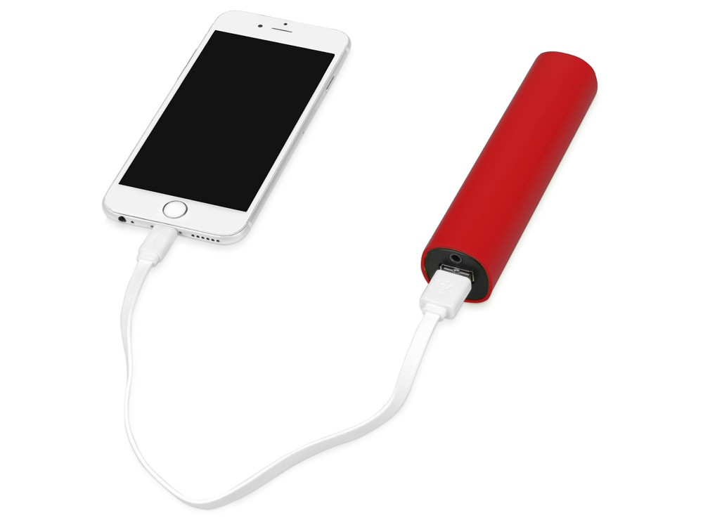 Портативное зарядное устройство Мьюзик, 5200 mAh, красный - фото 3 - id-p220886901