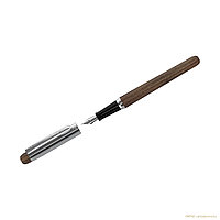 Ручка перьевая подарочная Berlingo Nature черная, 0,8 мм, орех