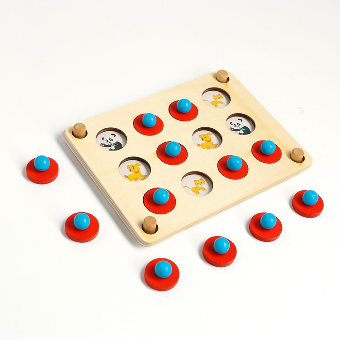 Детская развивающая игра «Мемори» 13,5 × 18,5 × 2,8 см - фото 3 - id-p220887167