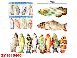 Мягкая игрушка рыба, разные виды, 30 см