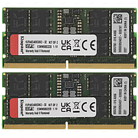 Модуль памяти Kingston KVR48S40BS8K2-32 DDR5 SODIMM 32Gb KIT 2*16Gb PC5-38400 CL40 (for NoteBook)