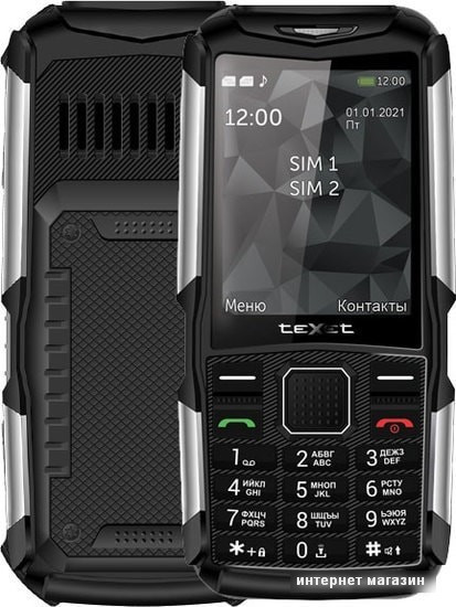 Мобильный телефон TeXet TM-D314 (черный) - фото 1 - id-p220887080