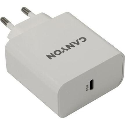 Сетевое зарядное устройство Canyon H-65, USB Type-C, до 65Вт, Белый CND-CHA65W01, фото 2