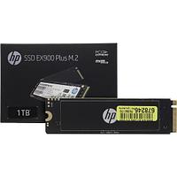 Накопитель SSD 1 Tb M.2 2280 M HP EX900 Plus 35M34AA, PCIe Gen3 x4, NVMe, 3D NAND, 400 TBW, Черный