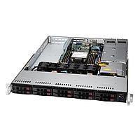 Supermicro SYS-110P-WTR 1U, LGA-4189, TDP 270W, Intel C621A, 8xDDR4, 10x2.5" Hot-swap (4x 2.5" NVMe hybrid),