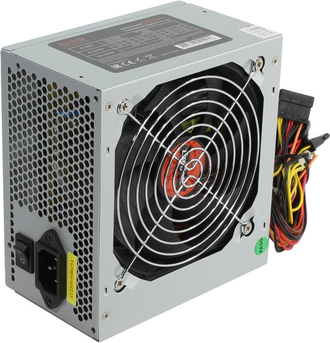 Блок питания 600W ExeGate UNS600 (ATX, PC, 12cm fan, 24pin, 4pin, PCIe, 3xSATA, 2xIDE, FDD, кабель 220V в - фото 1 - id-p220888486