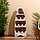 Подставка для бутылок "Лодка" 37х20х100 см, дерево албезия, белый, фото 2