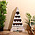Подставка для бутылок "БарБали" 60х23х100 см, дерево албезия, белый, фото 2