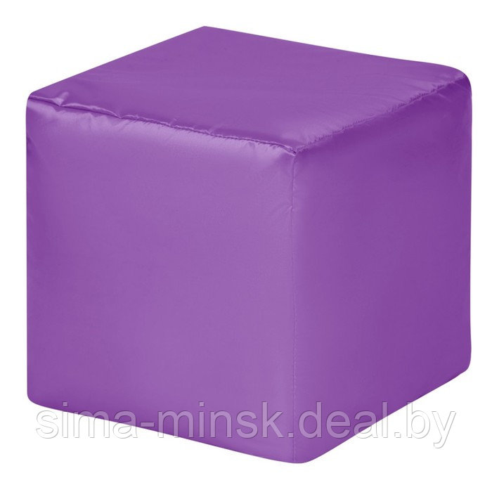 Пуфик «Куб», оксфорд, цвет фиолетовый - фото 1 - id-p220890082