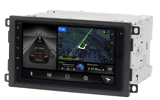 Магнитола в штатное место 2 din Cadillac Escalade 2 на Android 10 (4G-SIM, 4/64, DSP) - фото 1 - id-p220891528