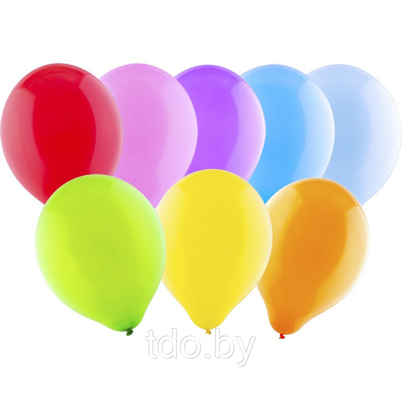 Воздушные шары 100 штук, 30 см - фото 3 - id-p220891593