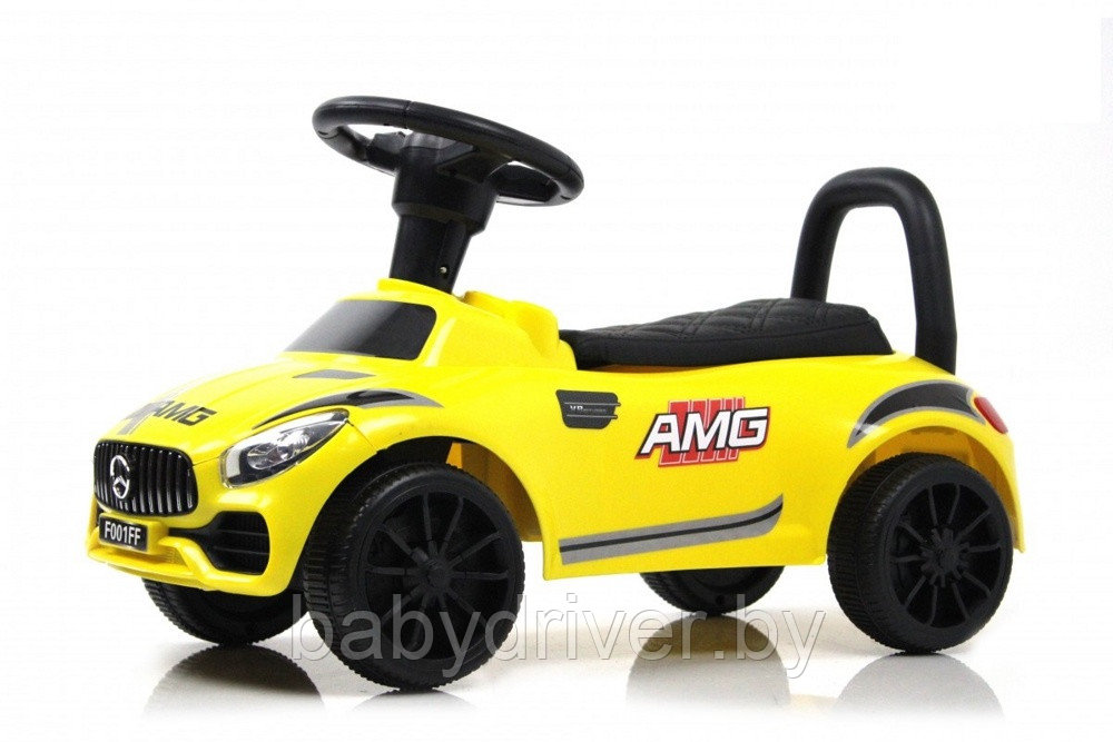 Детский толокар RiverToys F001FF (желтый) Mercedes