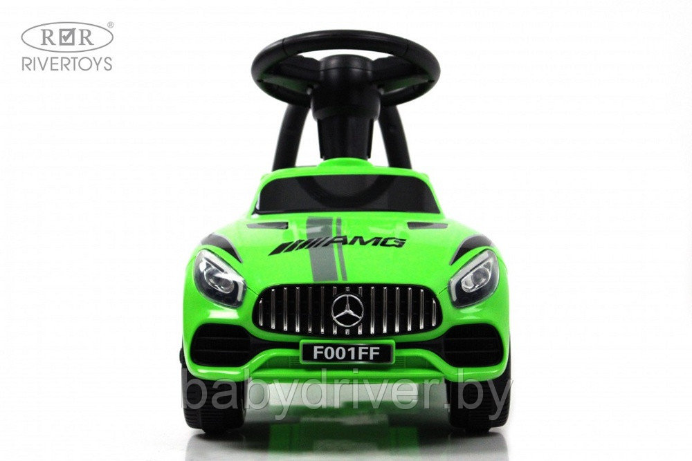 Детский толокар RiverToys F001FF (зеленый) Mercedes - фото 3 - id-p220892883