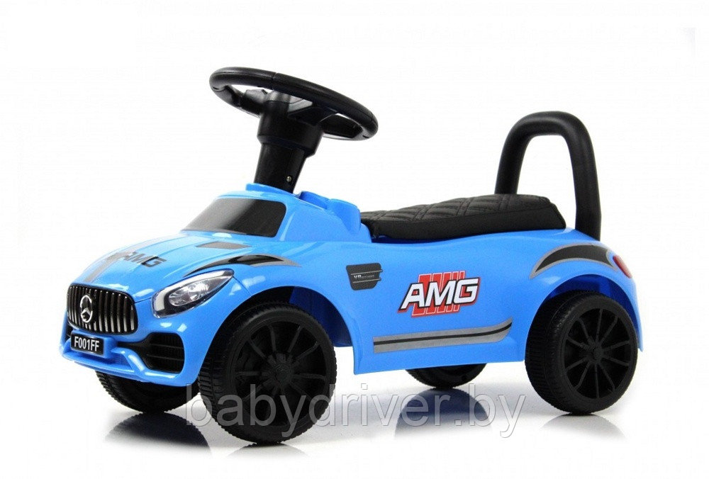 Детский толокар RiverToys F001FF (синий) Mercedes - фото 1 - id-p220892885