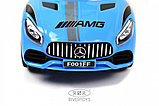 Детский толокар RiverToys F001FF (синий) Mercedes, фото 4