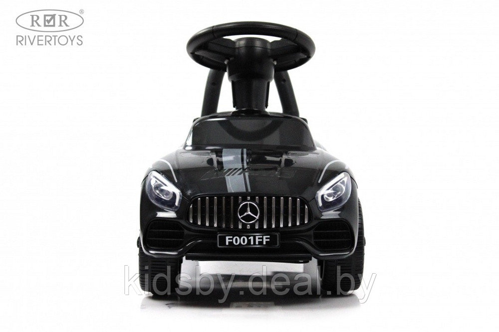 Детский толокар RiverToys F001FF (черный) Mercedes - фото 6 - id-p220892886