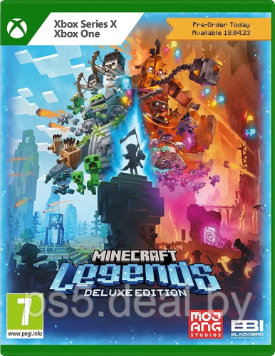 Microsoft Minecraft Legends Deluxe Edition для Xbox One / Игра Майнкрафт Xbox Series X - фото 1 - id-p220892936