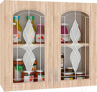 Шкаф навесной для кухни Кортекс-мебель Корнелия Ретро ВШ80ст