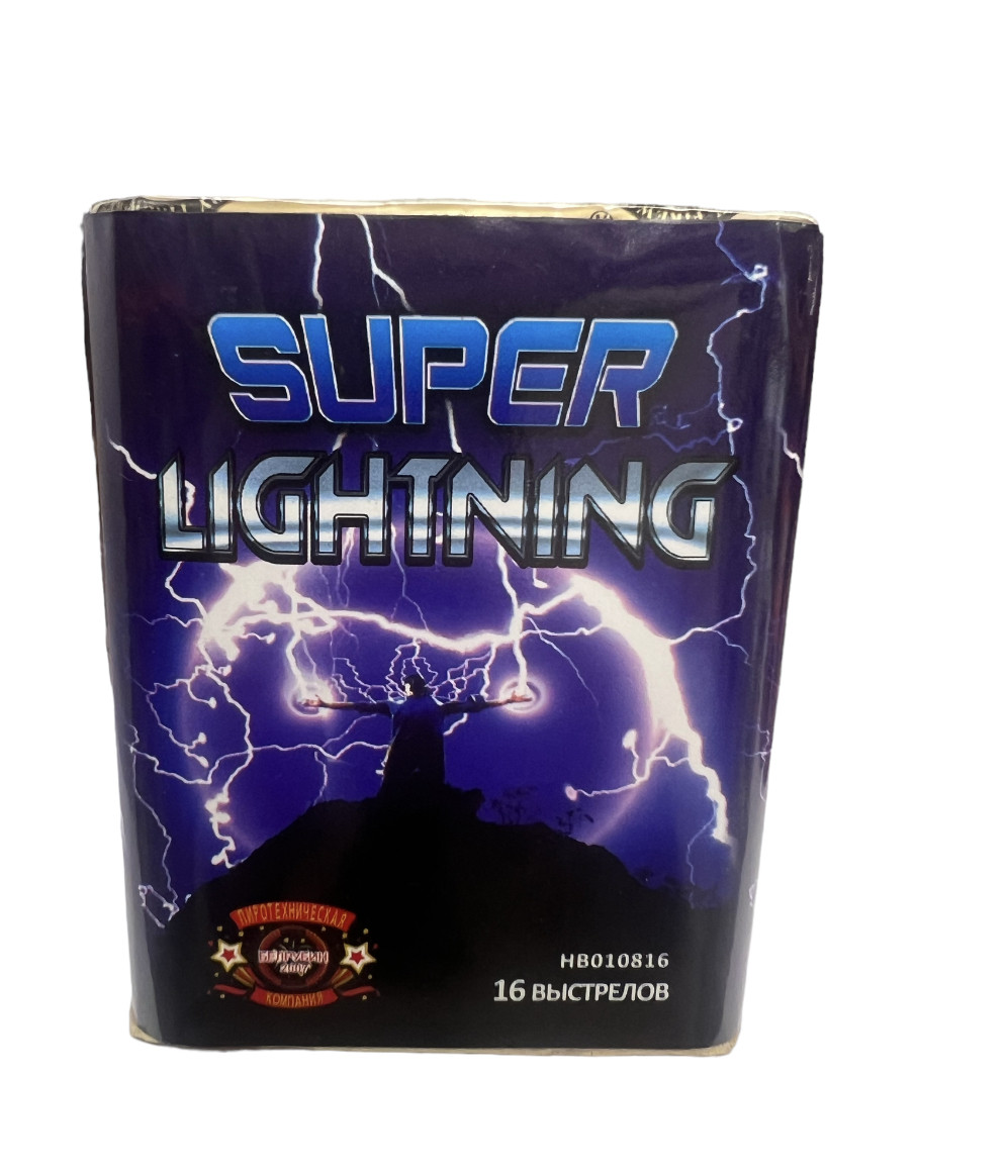 Батарея салютов 0.8" (20мм) НВ010816 Super Lightning (16в/25сек)