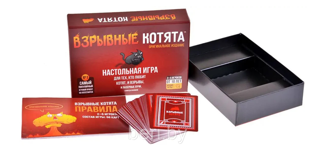 Настольная игра Hobby World Взрывные котята, 6+ - фото 3 - id-p220893538