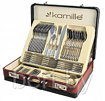 Набор столовых приборов Kamille, 72 предмета, 12 персон, кейс KM-5216