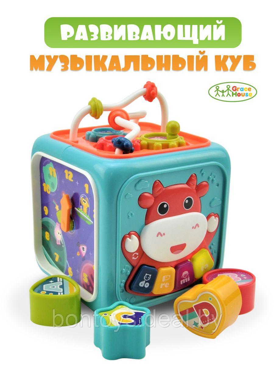 Детская развивающая игрушка Бизиборд-Куб - фото 2 - id-p220893540