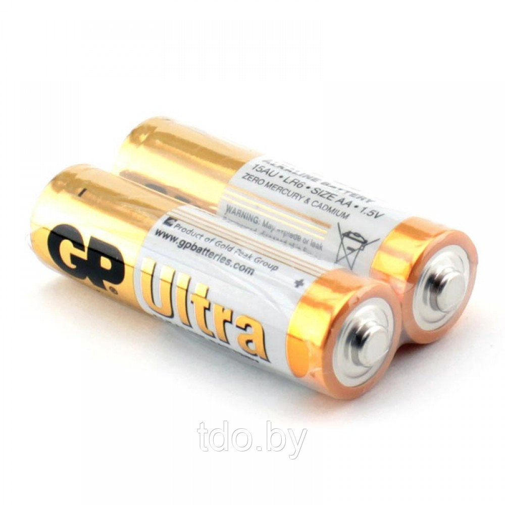 Батарейка GP Ultra LR6 AA, 1,5V, 2шт/уп - фото 2 - id-p220893577