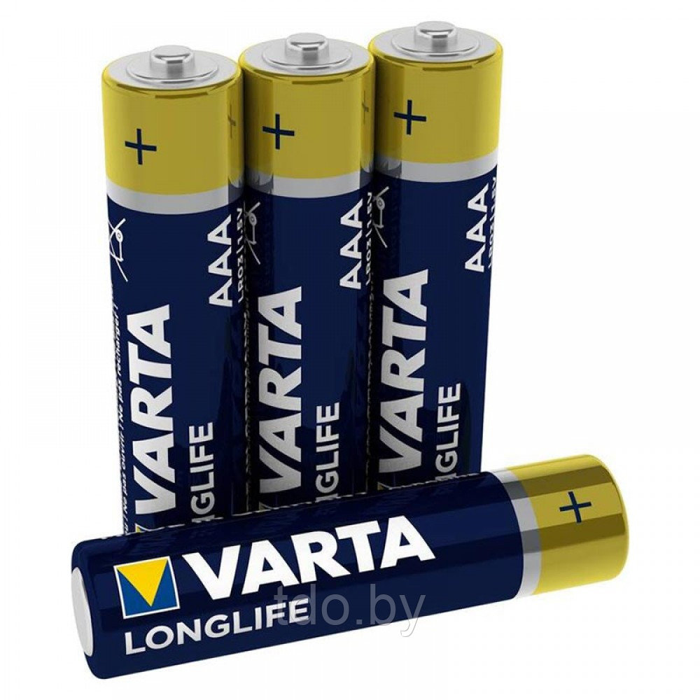 Батарейка VARTA LONGLIFE LR03 AAA B8, 1,5V, 8шт/уп - фото 1 - id-p220893604