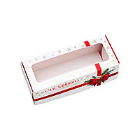 Коробка для кондитерских изделий Счастливого нового года (Россия, 26х10х8см) 9838067