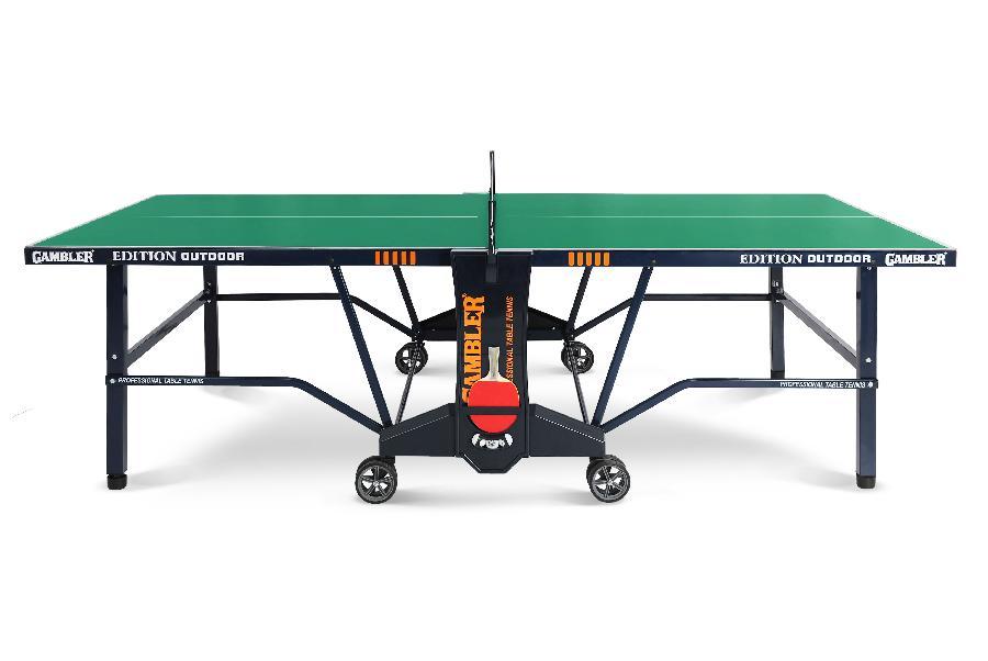 Стол теннисный GAMBLER Edition 6 Всепогодный (Зелёный) - фото 6 - id-p220893858