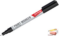 Маркер-краска Berlingo Uniline PA100, 1 мм., нитро-основа, черный, арт.BMk_02301