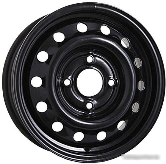 Штампованные диски Magnetto Wheels 16017 16x6.5" 4x100мм DIA 60.1мм ET 50мм Black - фото 1 - id-p220898222