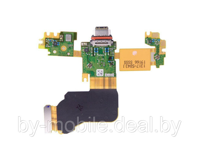 Межплатный шлейф с разъемом зарядки Sony Xperia 1 (J9110) - фото 1 - id-p220898507