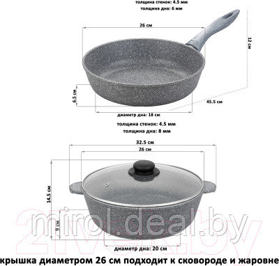 Набор кухонной посуды Elan Gallery Гармония вкуса / 120558+5 - фото 10 - id-p220900685