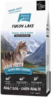 Сухой корм для собак Natura Wild Dog Yukon Lake с лососем, тунцом и индейкой / 795011 - фото 1 - id-p220901525