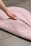Набор ковриков для ног 2шт. "KARNA" POLINA (Розовый) 5145, фото 2