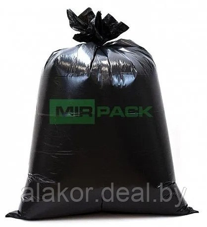Мешки для мусора ПВД Mirpack "Professional", 240л, 10шт, 35мкм, черные - фото 3 - id-p220909849
