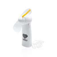 Мини-вентилятор для сушки ресниц Lovely с LED-подсветкой (Белый) - фото 1 - id-p220909448
