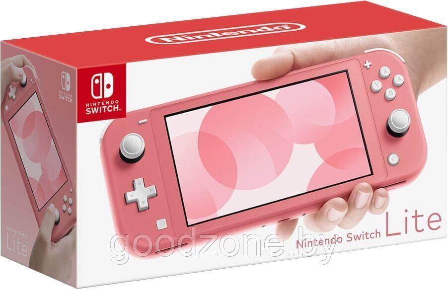 Игровая приставка Nintendo Switch Lite (коралловый) - фото 1 - id-p220911400