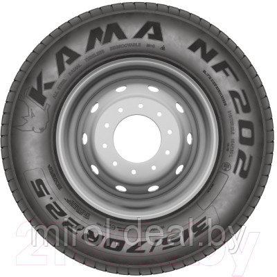 Грузовая шина KAMA NF 202 215/75R17.5 126/124M M+S Рулевая - фото 3 - id-p220913125