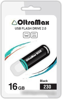 USB Flash Oltramax 230 16GB (черный) [OM-16GB-230-Black] - фото 1 - id-p220913706