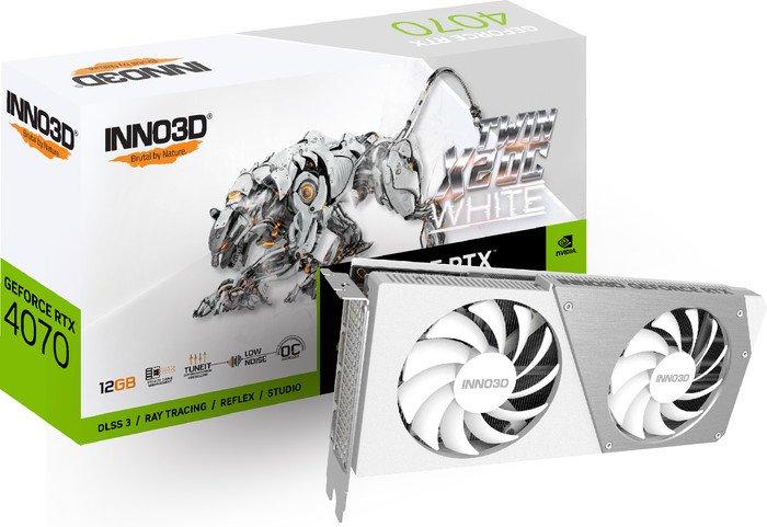 Видеокарта Inno3D GeForce RTX 4070 Twin X2 OC White N40702-126XX-183052V - фото 4 - id-p220913737