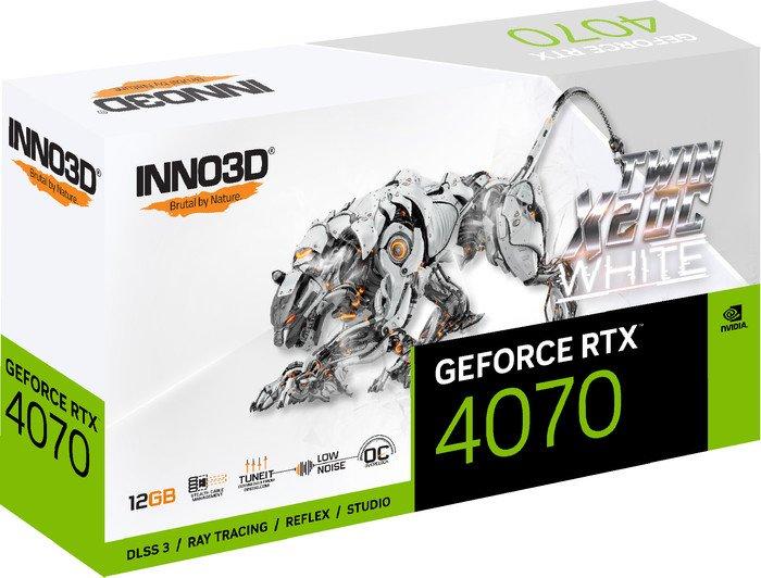 Видеокарта Inno3D GeForce RTX 4070 Twin X2 OC White N40702-126XX-183052V - фото 5 - id-p220913737