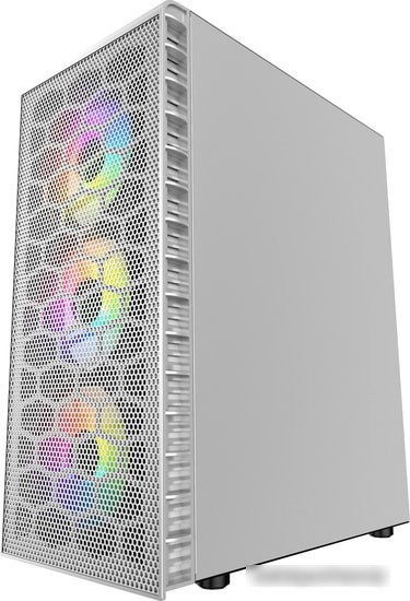 Корпус Powercase Mistral Z4C LED (белый) - фото 2 - id-p220913850