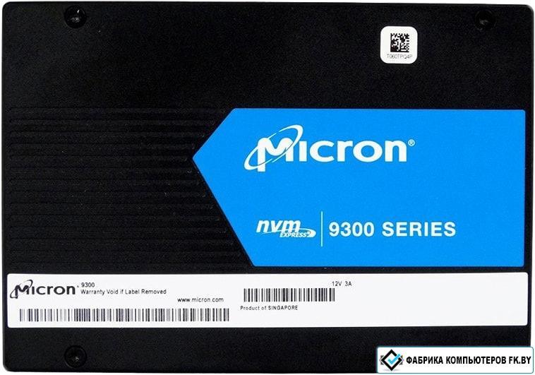 SSD Micron 9300 Max 3.2TB MTFDHAL3T2TDR-1AT1ZABYY - фото 1 - id-p220910484
