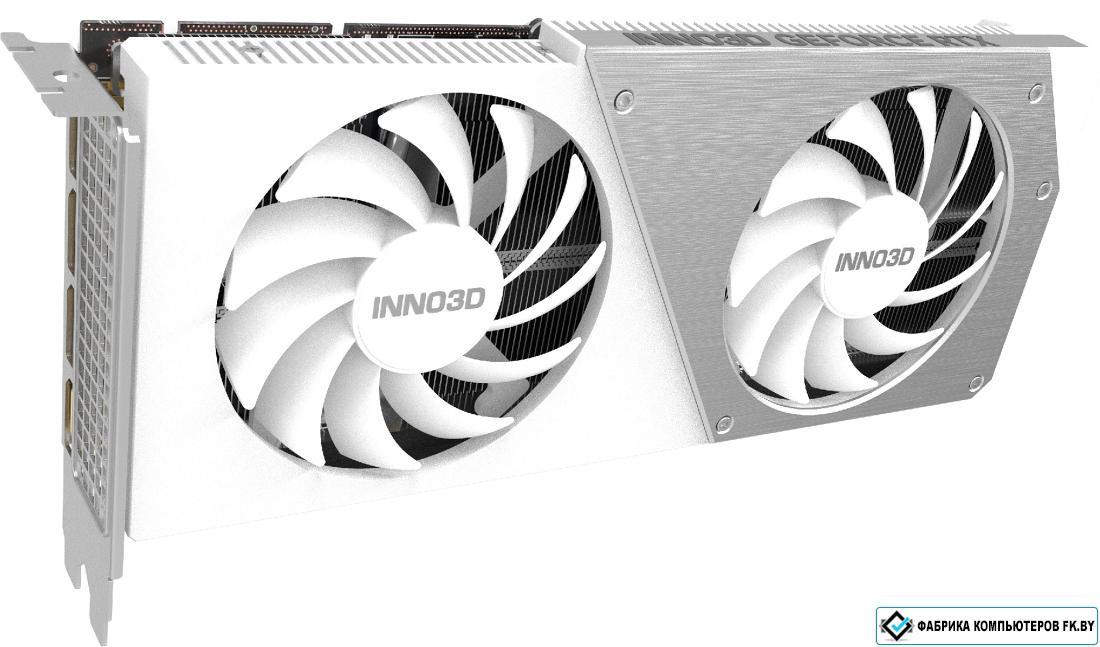 Видеокарта Inno3D GeForce RTX 4060 Ti 8GB Twin X2 OC White N406T2-08D6X-171153W - фото 1 - id-p220910562
