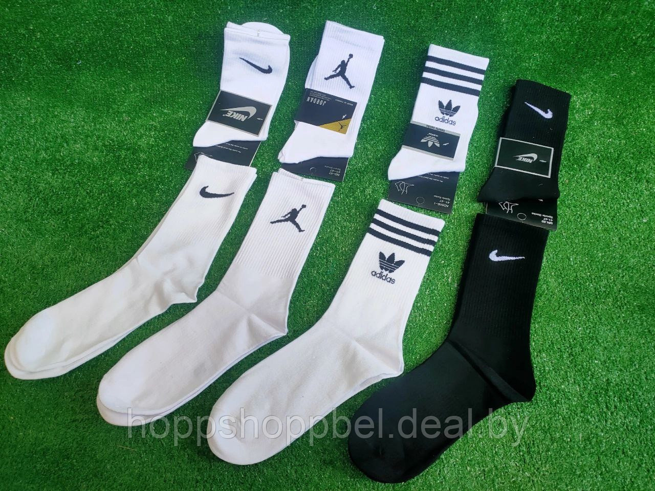 Высокие носки NIKE , Adidas , Jordan опт\розница - фото 1 - id-p209098589