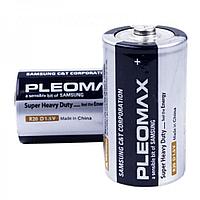 Батарейки солевые Samsung "Pleomax R20 D", 2 шт.