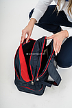 Рюкзак с двойным дном ERREA LYNOS Темно-синий с красным, фото 8
