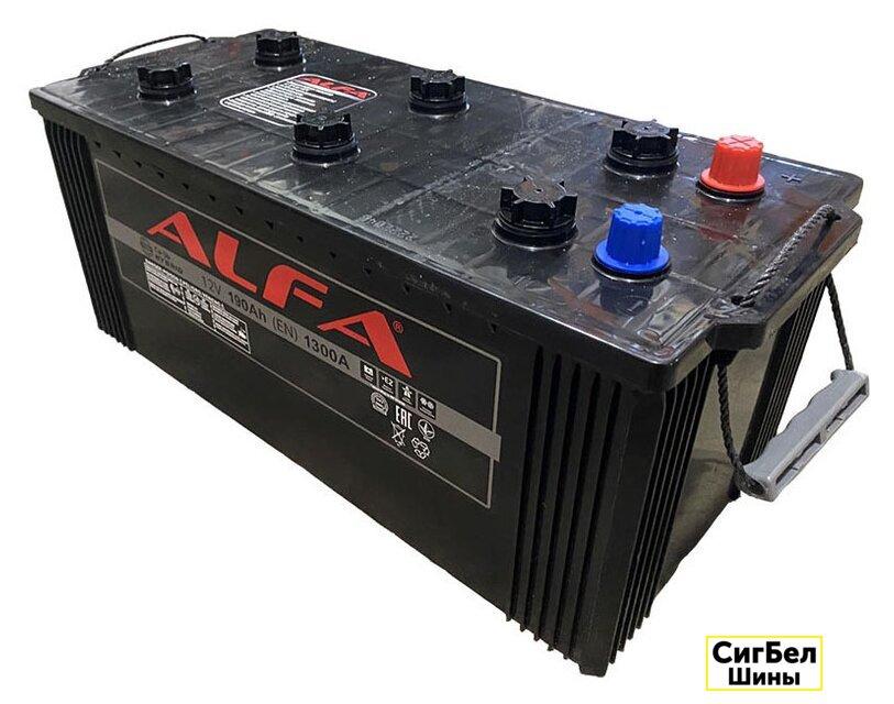 Автомобильный аккумулятор ALFA 190 (4) рус R+ (190 А·ч) - фото 1 - id-p215371349